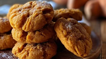 Delicious Sweet Potato Cookies Fresh Out of the Oven