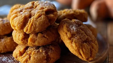 Delicious Sweet Potato Cookies Fresh Out of the Oven
