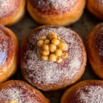 Thanksgiving Doughnuts on Festive Table