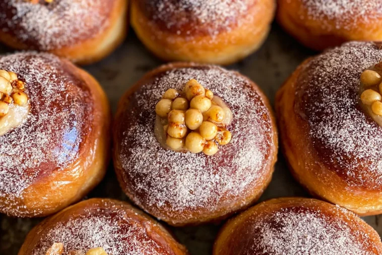 Thanksgiving Doughnuts on Festive Table