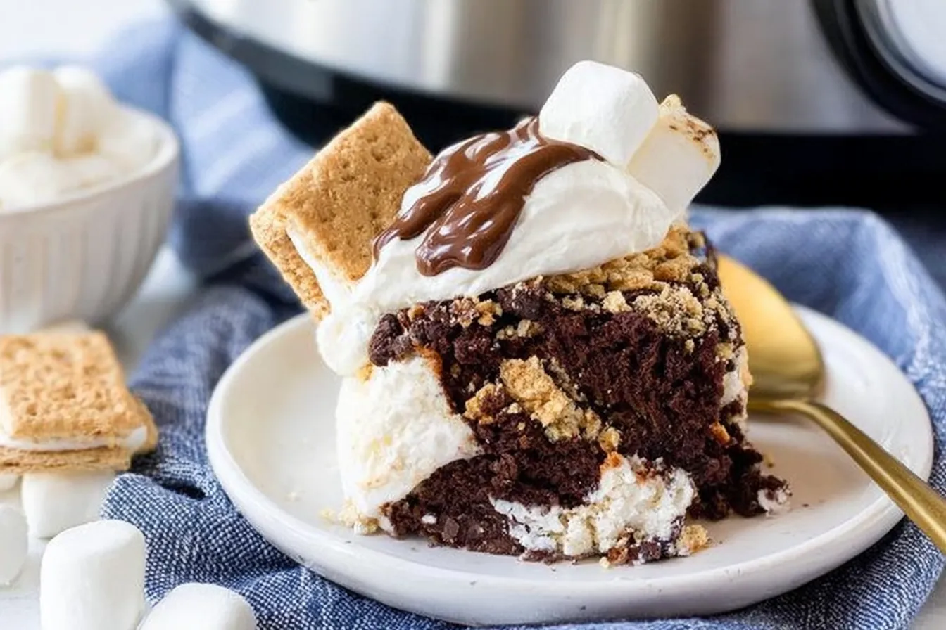 The Best Crockpot S’mores Cake Recipe: Irresistibly Delicious! 4 The Best Crockpot S’mores Cake Recipe