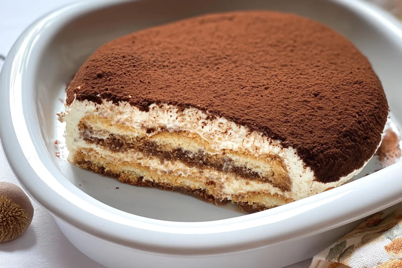 Delicious Traditional Italian Tiramisu in a Glass