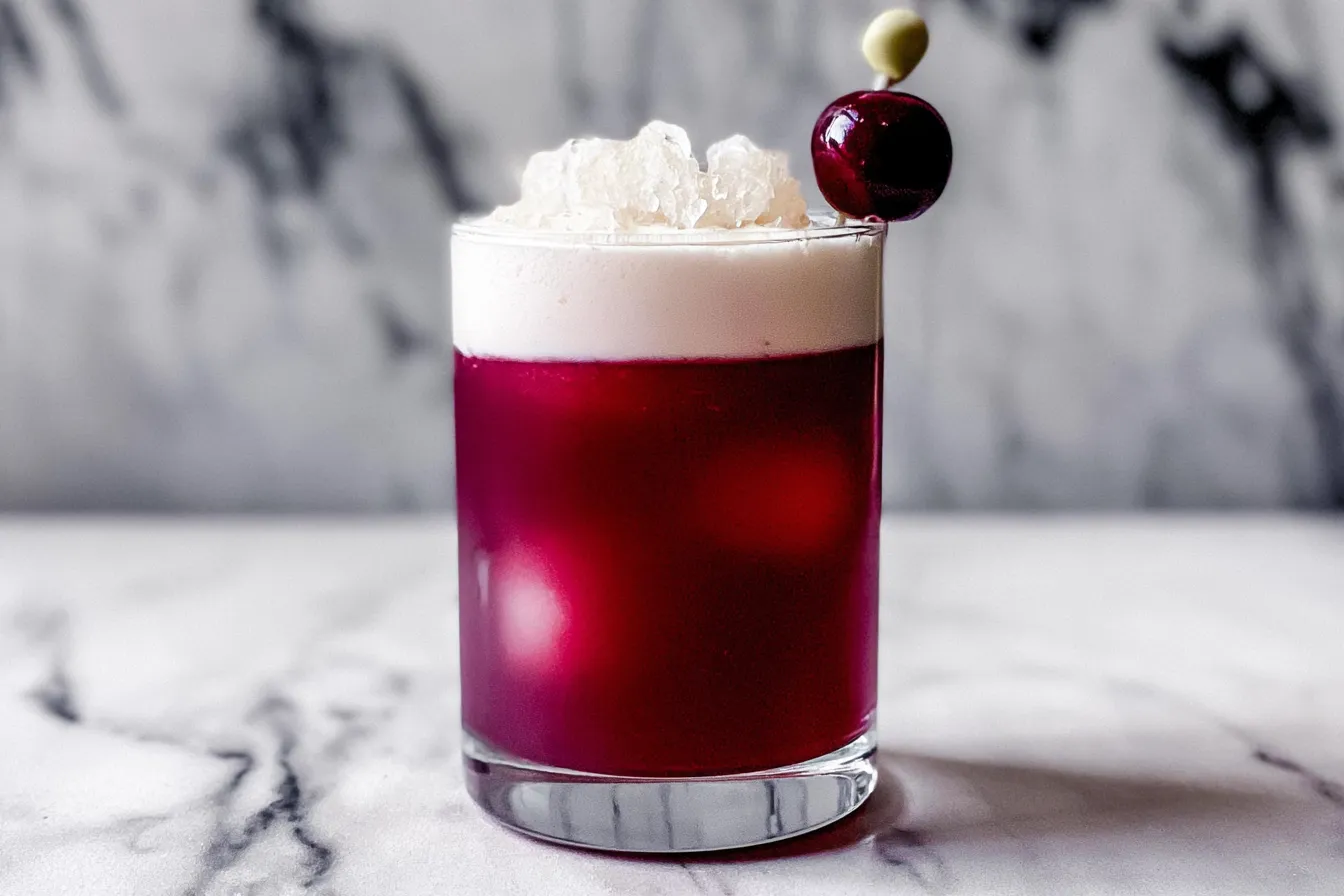 Tropical Cherry Rum Cocktail 