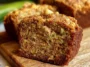 Freshly Baked Zucchini Bread on a Wooden Board