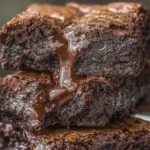 Decadent Zucchini Brownies Freshly Baked