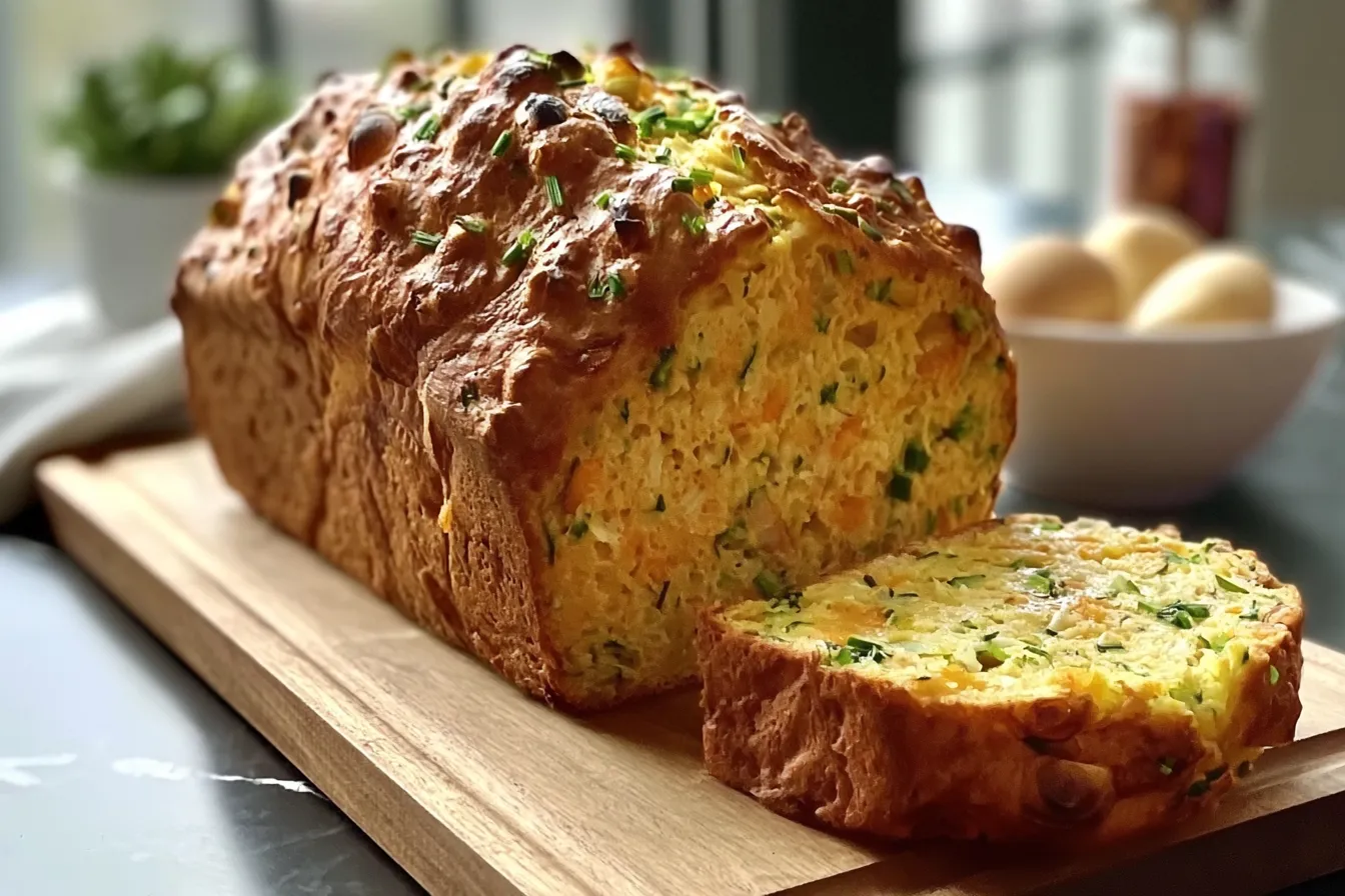 Zucchini Cheddar Cheese & Chive Buttermilk Quick Bread Delight 4 Zucchini Cheddar Cheese & Chive Buttermilk Quick Bread