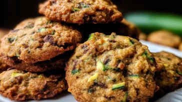 Zucchini Cookies Fresh Out of the Oven