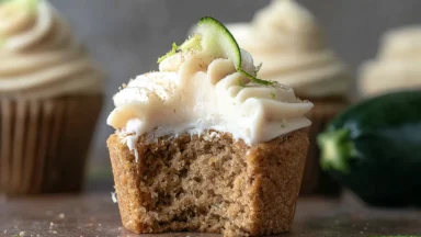 Irresistible Zucchini Cupcakes with Cream Cheese Frosting