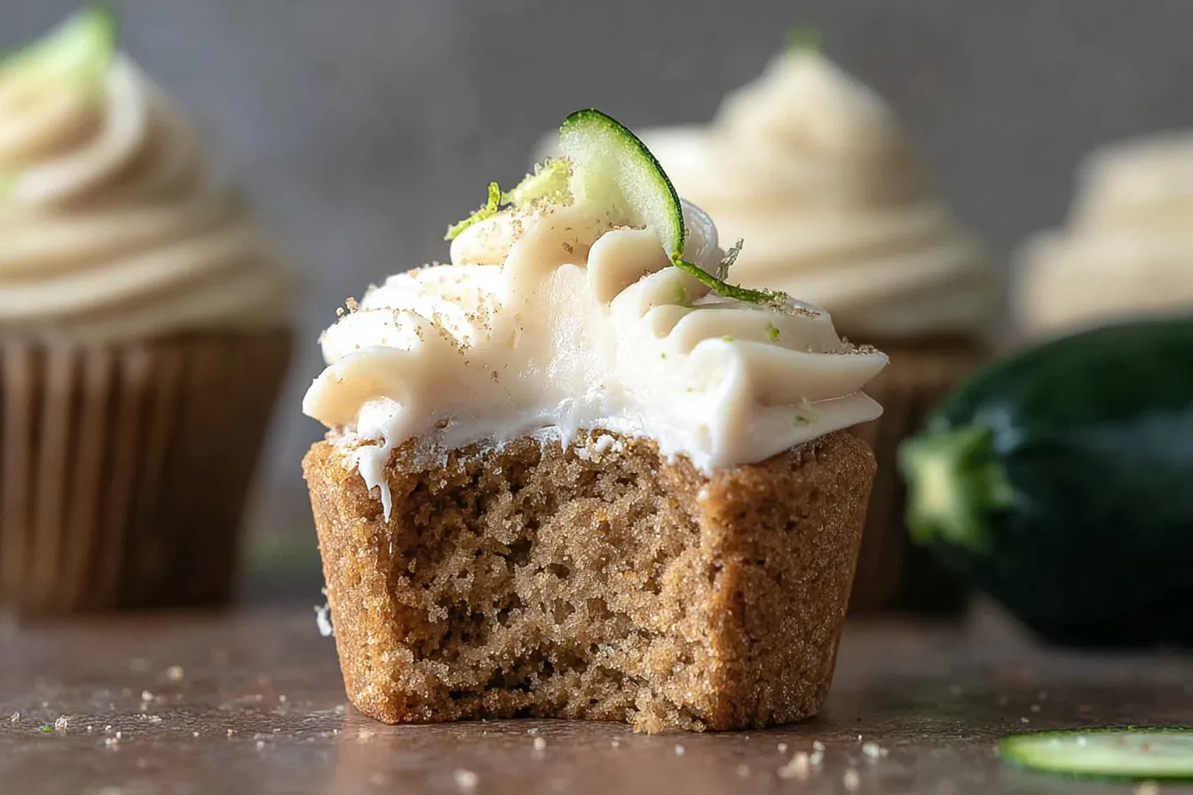 Irresistible Zucchini Cupcakes with Cream Cheese Frosting