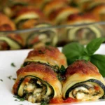 Zucchini Rollatini: A Delicious Vegetarian Delight 5 Zucchini Rollatini Ready to Serve