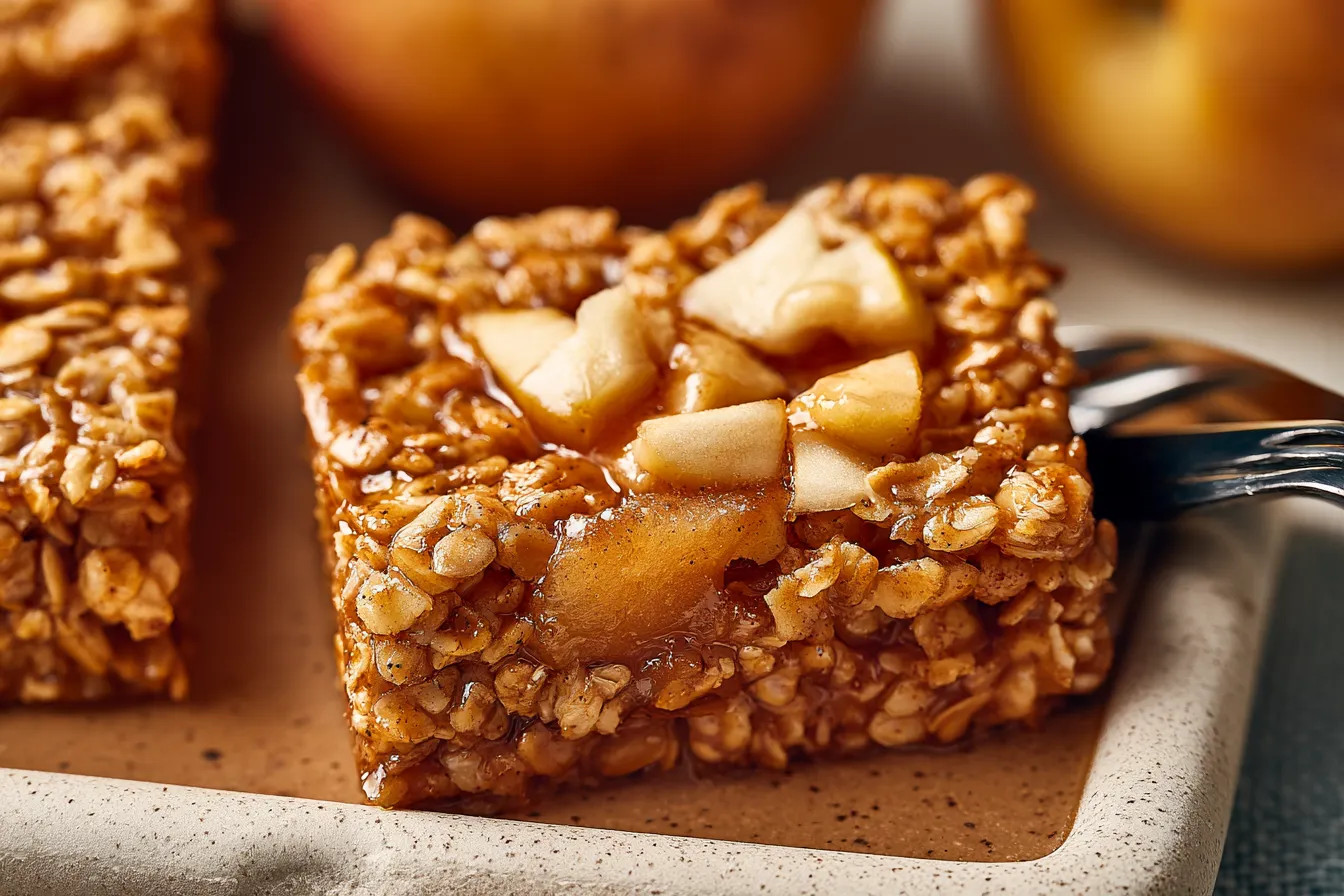 Amish-Style Apple and Cinnamon Baked Oatmeal Freshly Baked