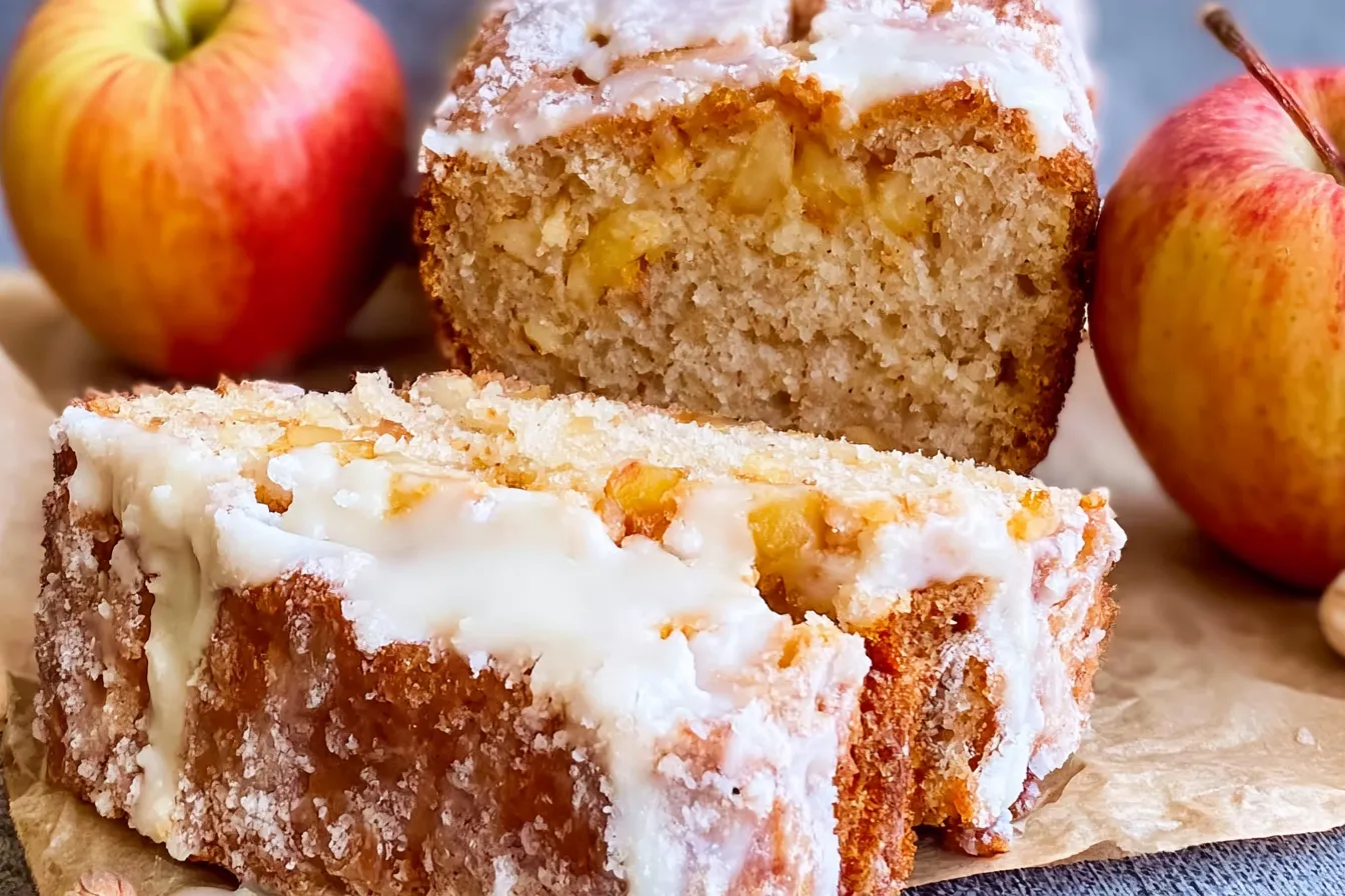 Homemade Apple Bread Fresh from the Oven