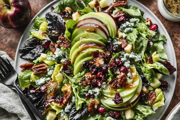 Apple Cranberry Salad With Maple Dijon Dressing - A Must-Try Delight 3 Apple Cranberry Salad With Maple Dijon Dressing - Vibrant and Fresh