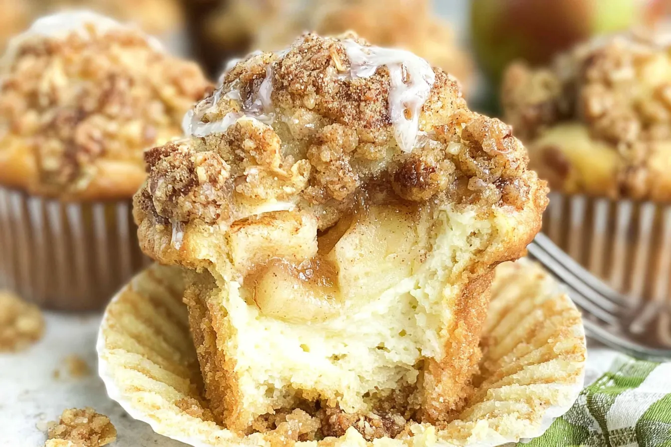 Apple Crisp Cheesecake Muffins: A Perfect Fall Treat! 4 Apple Crisp Cheesecake Muffins