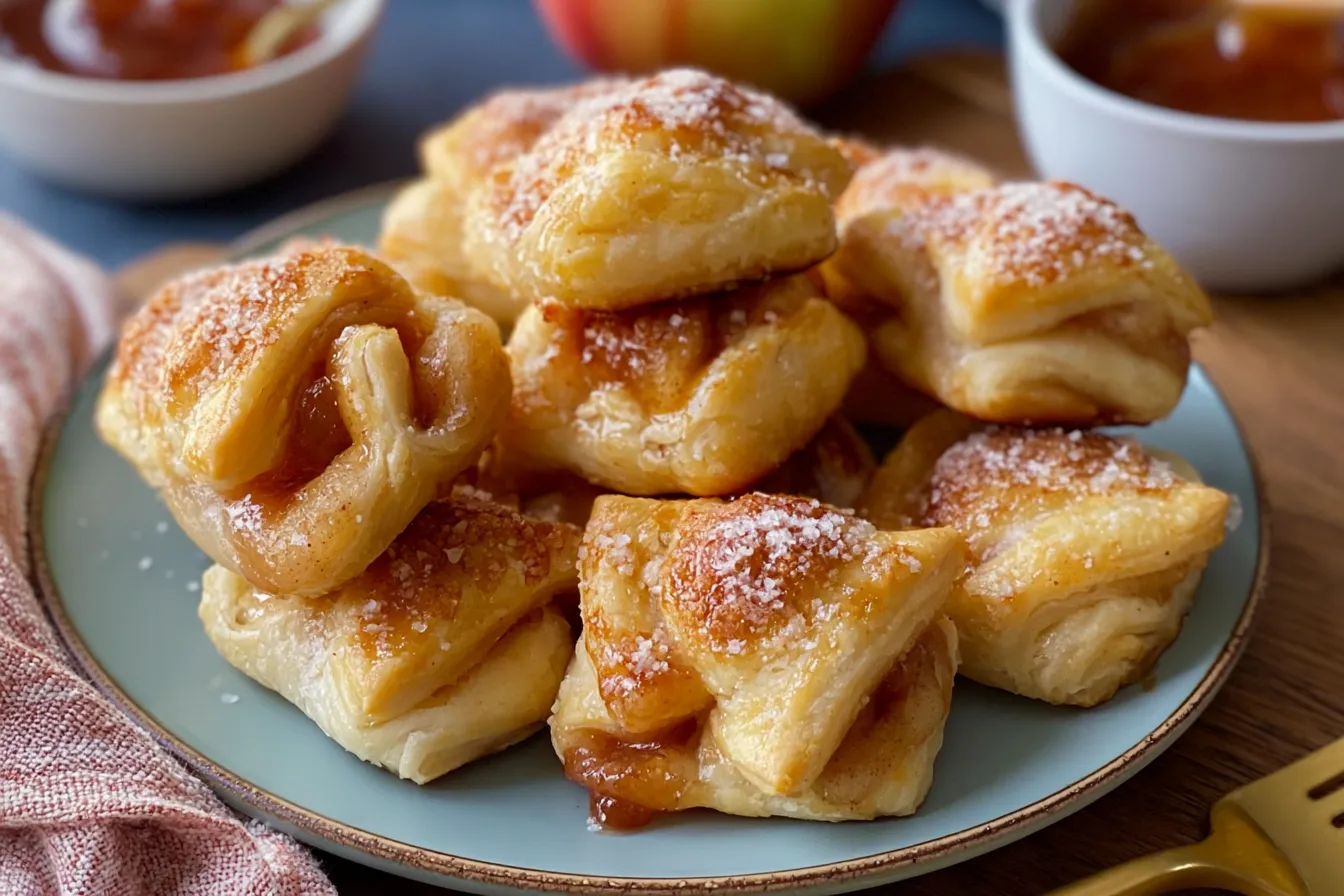 Delicious Apple Pie Bites Ready to Enjoy