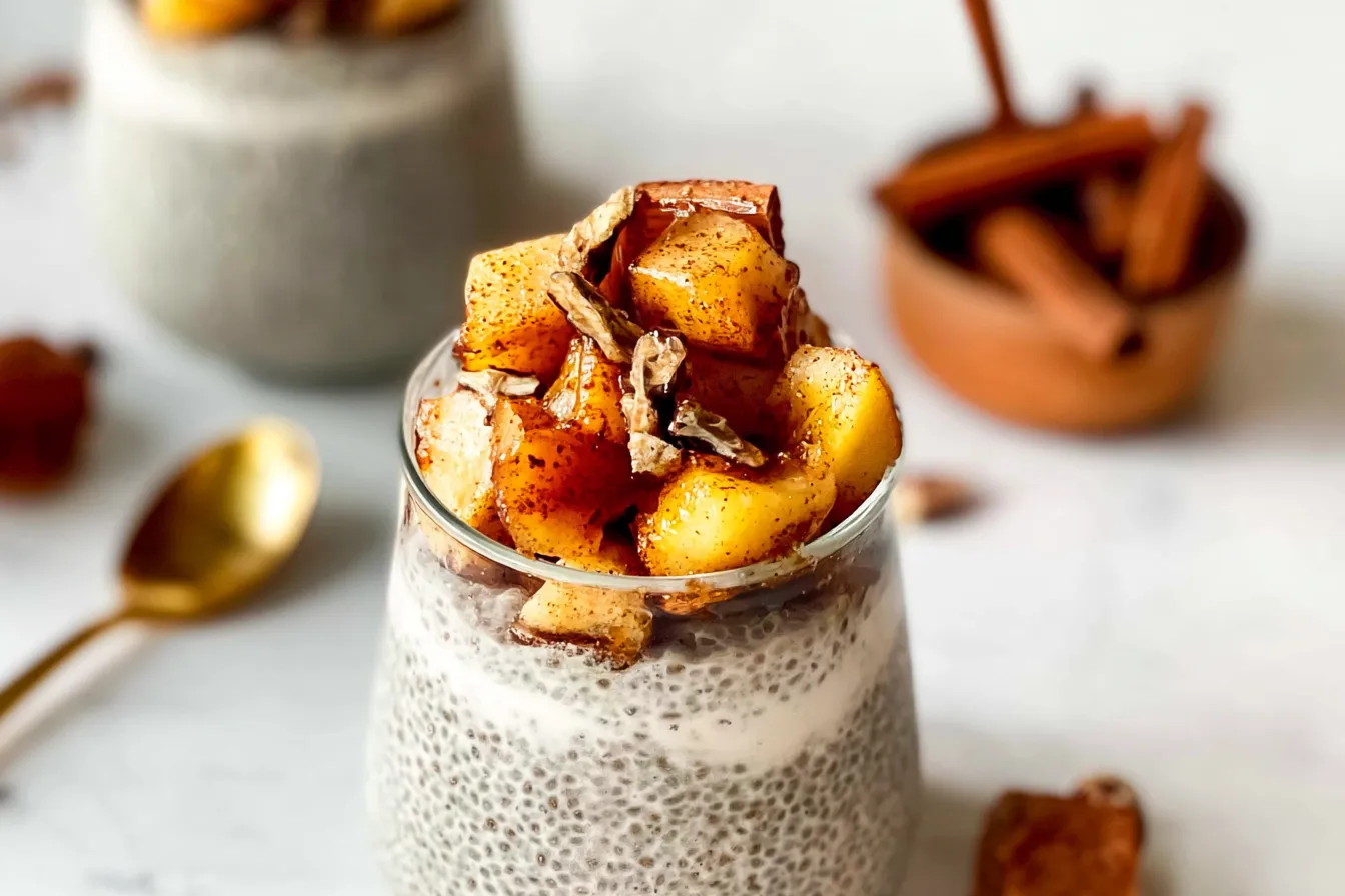 Delicious Apple Pie Chia Pudding Recipe