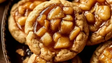 Scrumptious Apple Pie Cookies on a Plate