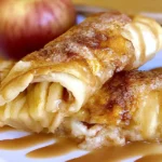 Apple Pie Enchiladas Ready to Serve