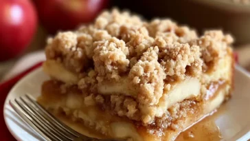 Delicious Apple Pie Filling Coffee Cake Slices
