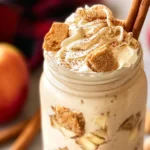 Delicious Apple Pie Smoothie in a Glass