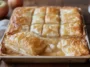 Homemade Apple Slab Pie Freshly Baked