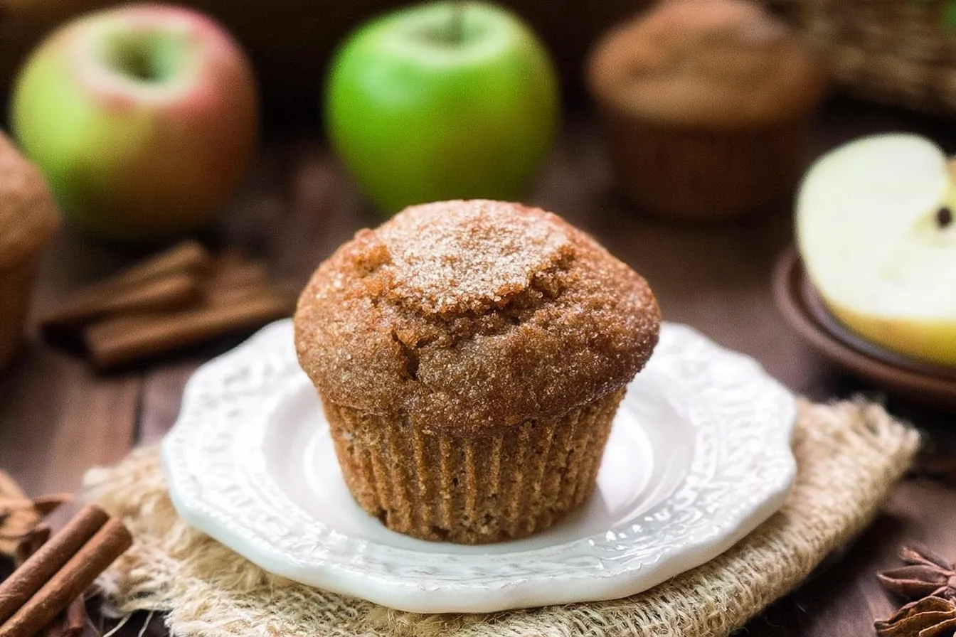 Applesauce Muffins Fresh Out of the Oven