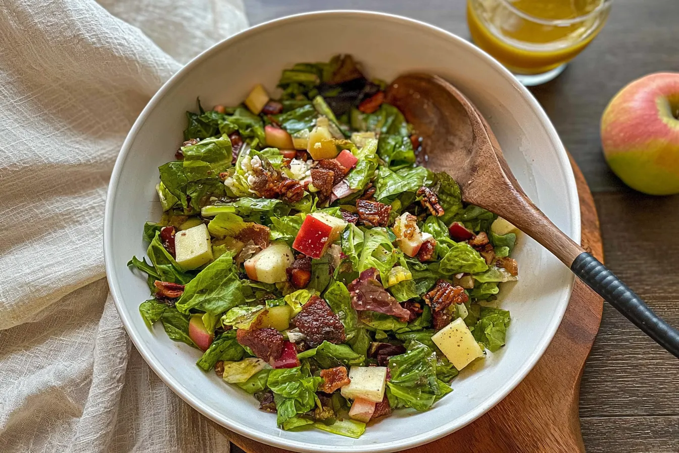 Autumn Chopped Salad with Apple Cider Vinaigrette