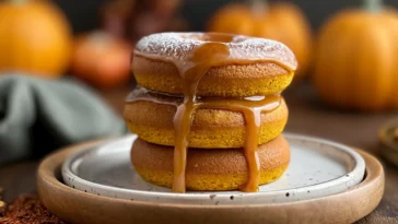 Baked Pumpkin Donuts With Maple Glaze Ready to Enjoy