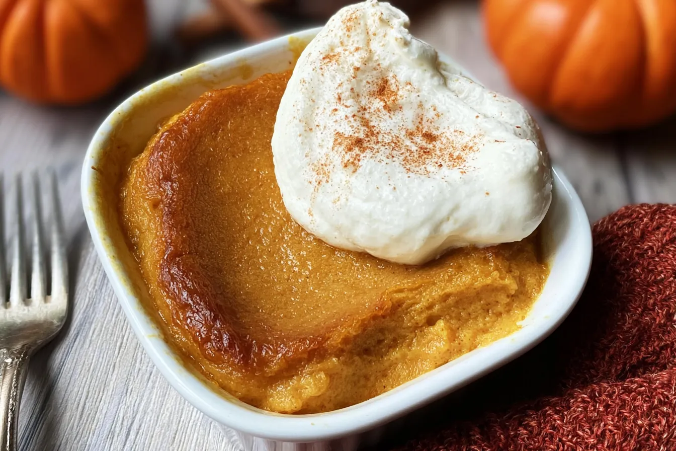 Baked Pumpkin Pudding 