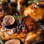 Balsamic Fig Glazed Chicken: A Flavorful Delight 15 Balsamic Fig Glazed Chicken on a Plate