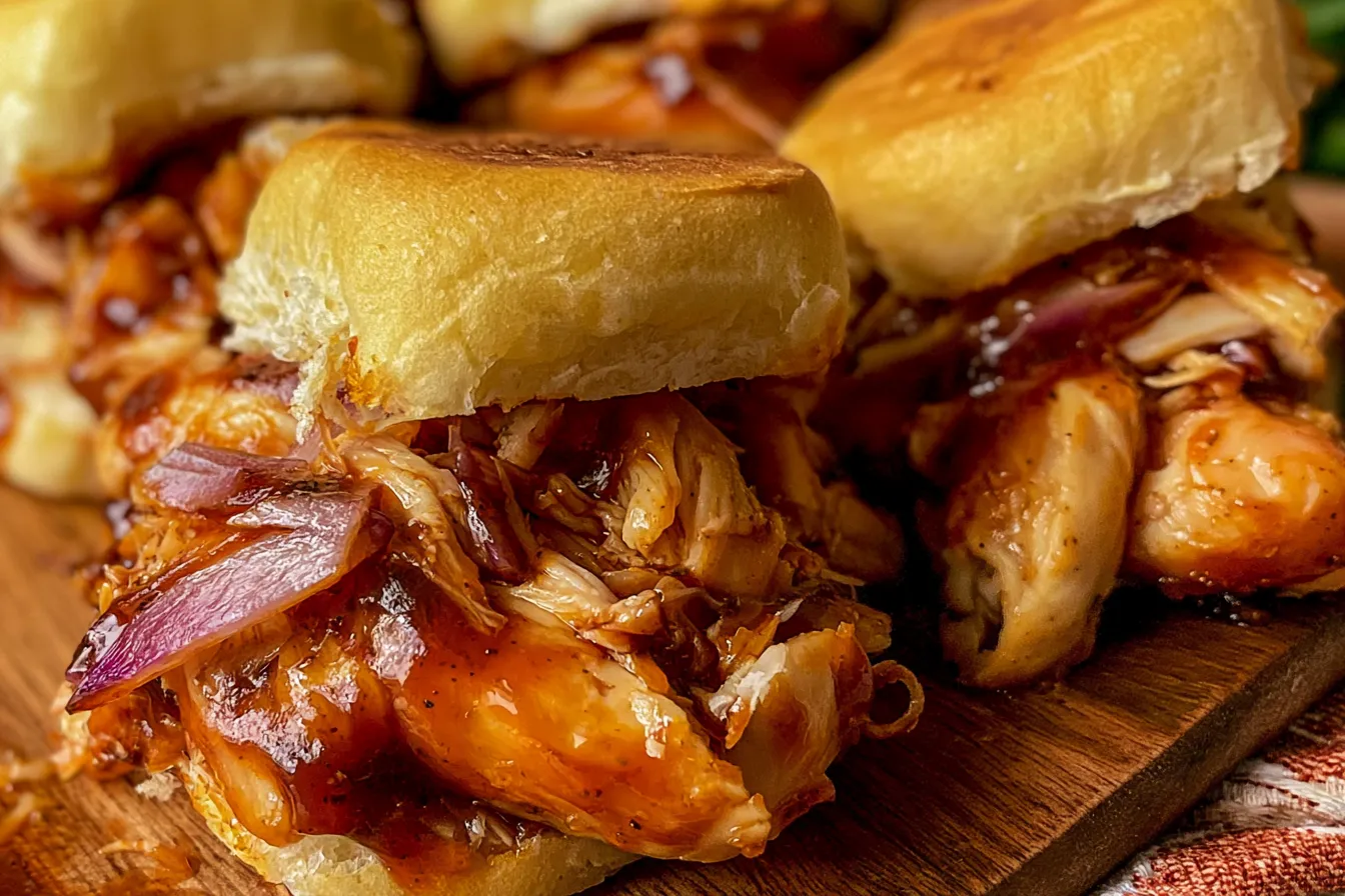 BBQ Chicken Sliders 