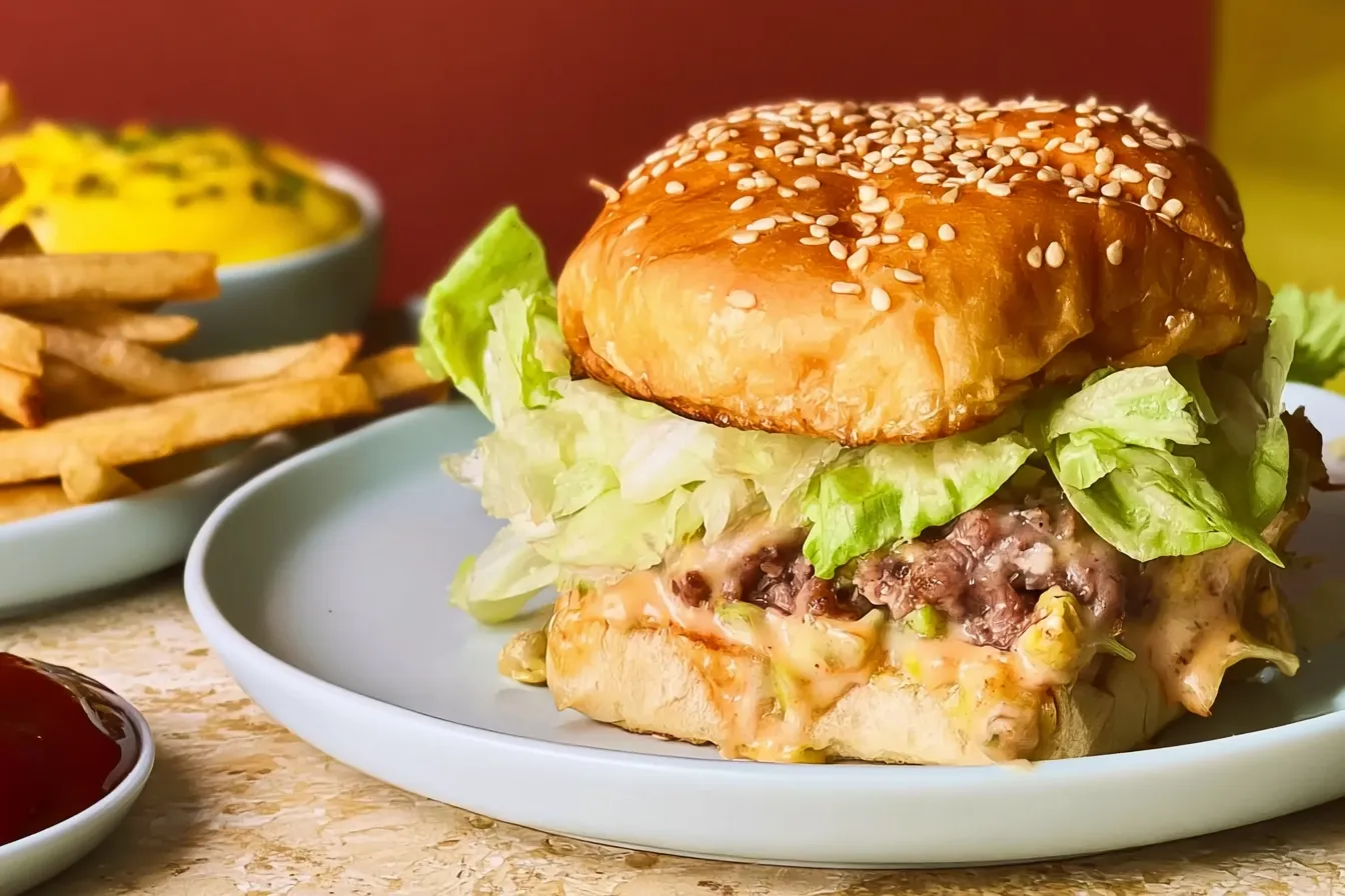 Savory Big Mac Sliders Ready to Serve