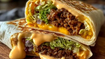 Big Mac Wraps Served with Fresh Ingredients