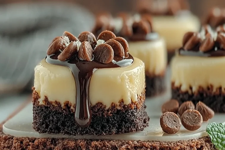 Brownie Bottom Mini Cheesecakes Easy and Delicious Recipe 3 Brownie Bottom Mini Cheesecakes Ready to Enjoy