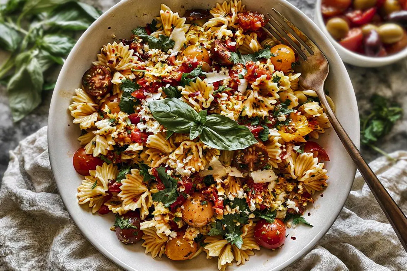 Bruschetta Pasta Salad: A Fresh Twist You’ll Love! 4 Bruschetta Pasta Salad