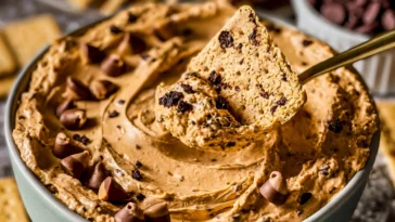 Delicious Buckeye Dip Ready to Serve