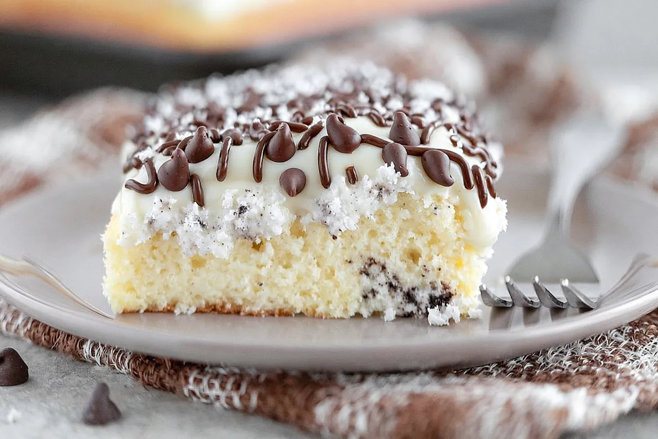 Cannoli Poke Cake: A Sweet Twist on a Classic Treat 4 Cannoli Poke Cake