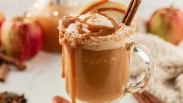 Delicious Caramel Apple Cider in a Warm Mug