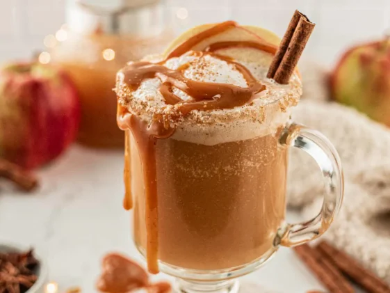 Delicious Caramel Apple Cider in a Warm Mug