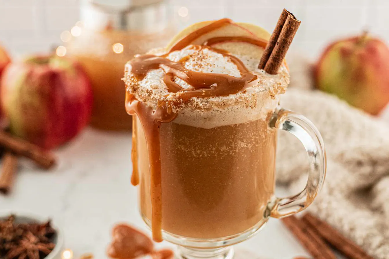 Delicious Caramel Apple Cider in a Warm Mug