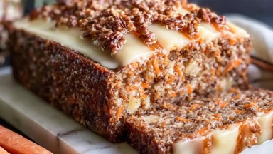 Carrot Pineapple Banana Bread Slices