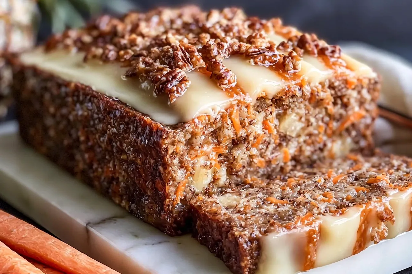 Carrot Pineapple Banana Bread Slices