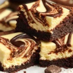 Cheesecake Brownies: A Deliciously Indulgent Dessert Recipe 5 Cheesecake Brownies Slice with Creamy Topping