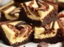 Cheesecake Brownies Slice with Creamy Topping