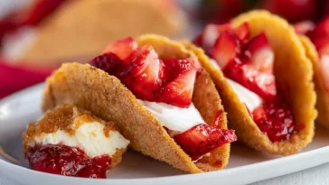 Cheesecake Tacos - Sweet and Delicious Dessert