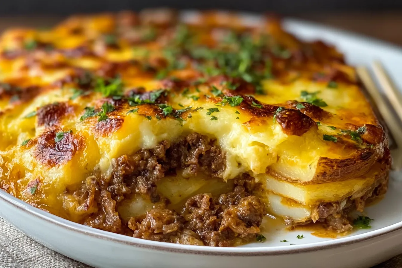 Cheesy Hamburger Potato Casserole: A Comfort Food Delight 4 Cheesy Hamburger Potato Casserole