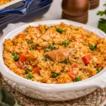 Delicious Chicken and Rice Casserole Ready to Serve