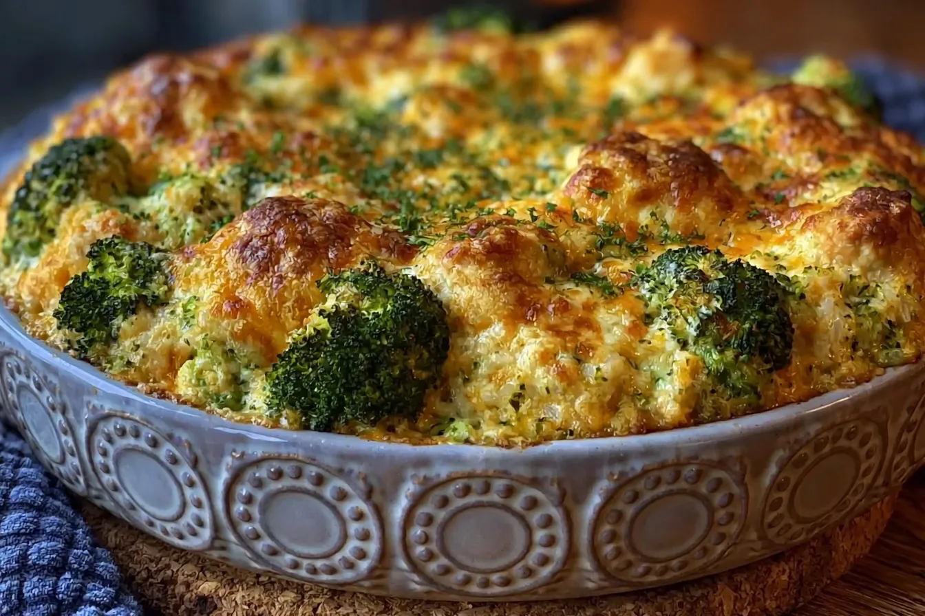Chicken Broccoli Rice Cheese Casserole Deliciously Baked