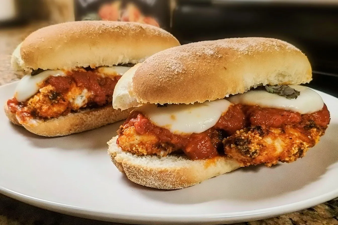 Delicious Chicken Parmesan Sandwich Ready to Serve