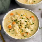 Chicken Pot Pie Soup: A Cozy Comfort Food Delight 5 Delicious Chicken Pot Pie Soup in a Bowl